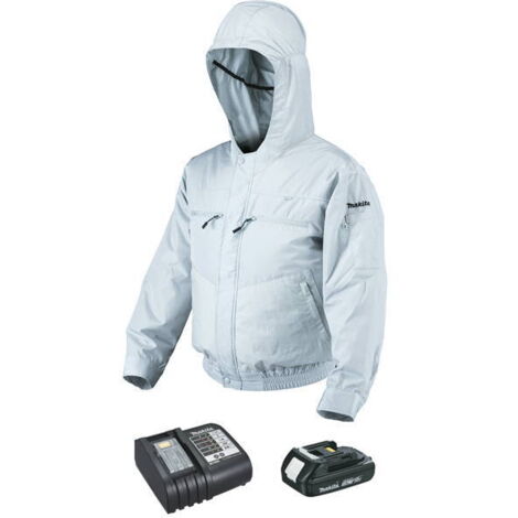 BLOUSON XL POLYESTER+BL1815N+DC18SD MAKITA DFJ203ZXL-P