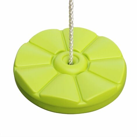 SWEEEK Blow moulded plastic swing disc for 2-2.2m frame, Joran, Green, 30x30x222 cm