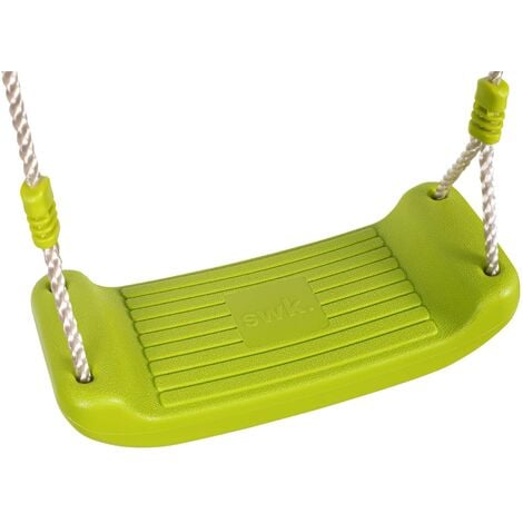 NO BRAND Blow moulded plastic swing seat for 2-2.5m frame, Balaguere, Green, 38x15.7x215 cm