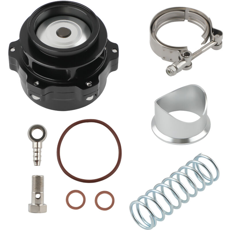 Blow Off Dump Valve Turbo 50mm Tial style bov with v Band Flange Universal (kit)