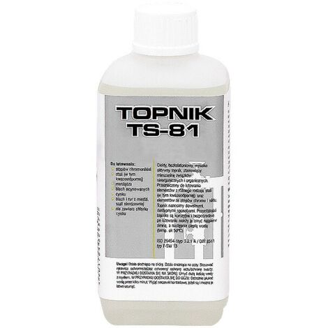 Blow Topnik TS-81 liquide transparent 100 ml brasage acier