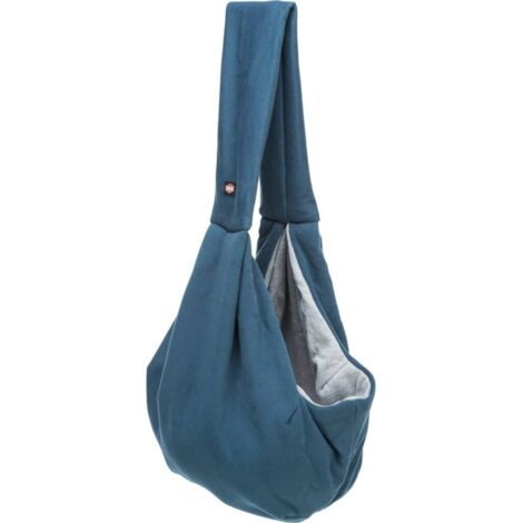 blu/grigio chiaro: Junior borsa frontale soft 22×20×60cm
