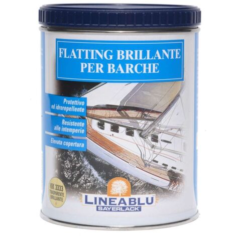 Blu Sayerlack Flatting Brillante per Barche - Trasparente - 750 ml