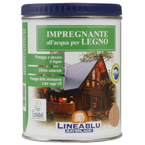 Blu Sayerlack Impregnante per Esterni - Teak - 750 ml
