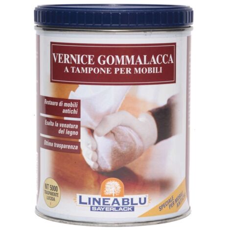 Blu Sayerlack Vernice Gommalacca - Trasparente - 750 ml