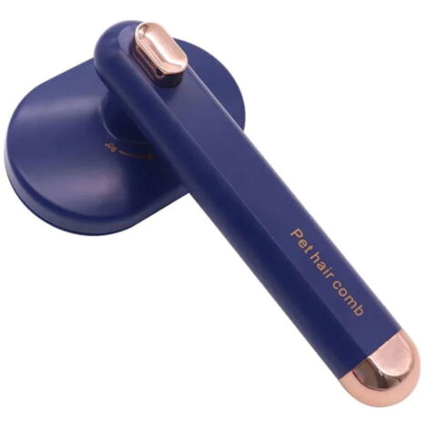 Blu - Spazzola Girevole Con Manico Horses modello Hair Comb