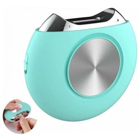 CYSLMUK (Blu) Tagliaunghie elettrico per unghie spesse Tagliaunghie elettrico automatico di sicurezza per badanti, anziani, adulti e bambini