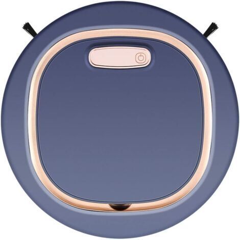 Blue 3-in-1 Smart Robot Vacuum Cleaner, Robot Vacuum, Smart Sweeper, Ultra-Thin 2.4-Inch Robot Vacuum, Suitable for Floors, Pet Hair, Dust