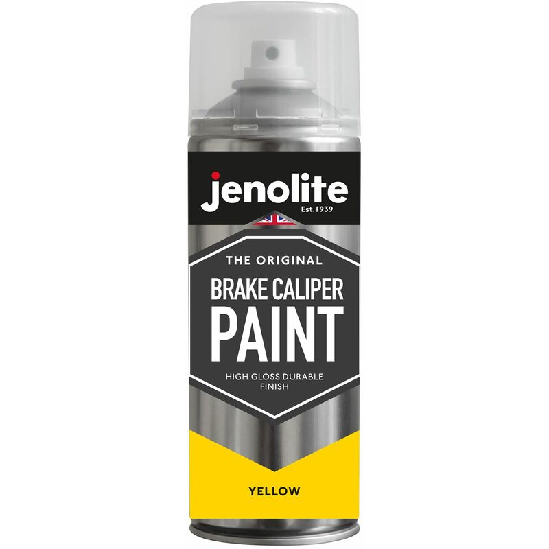 Mm_unverified_brand - Yellow - 400ml Aerosol - jenolite Brake Caliper Paint - Yellow - (Restore & Transform Car Brake Calipers)