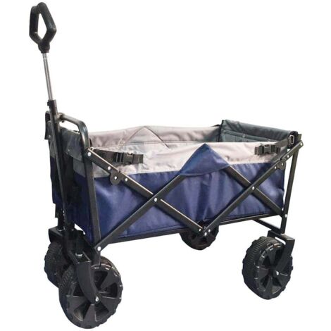 Blue Beach Folding Trolley Trolley mit Stahlkonstruktion