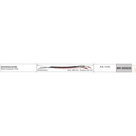 BLUE BIRD câble débroussailleuse Kawasaki TH26 moteurs 003630
