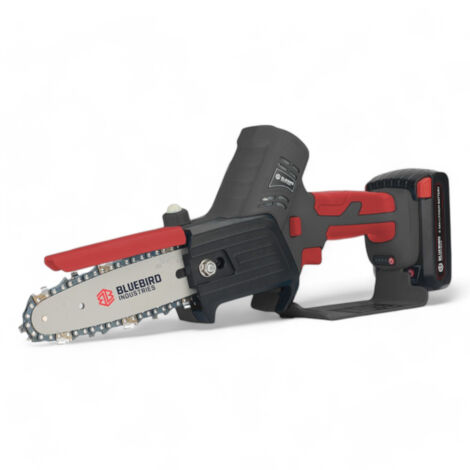 BLUE BIRD CS 22-06 élagueuse avec 2 batteries et chargeur 16,8 V