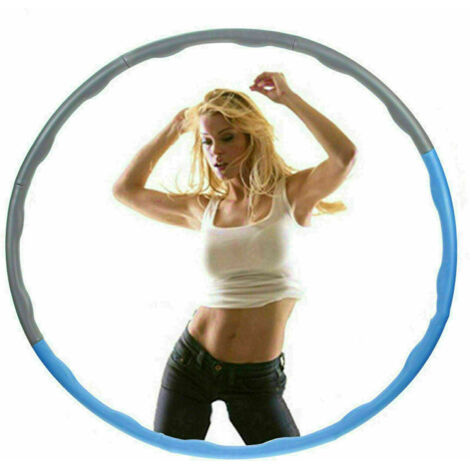 Blue Collapsible 1KG Weight Hula Hoop ...