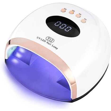 Blue Dream 120W Lampe UV Sèche Ongles,lampe à ongles avec 45 perles de lampe LED, LED UV Sèchoir Ongles avec 4 Minuteries 10/30/60/99S Séchage Rapide pour Vernis Semi Permanent, Gel et Vernis.