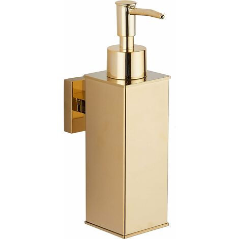 Blue Dream Distributeur de Savon Mural en Acier Inoxydable 304 pour décoration d'intérieur (doré)
