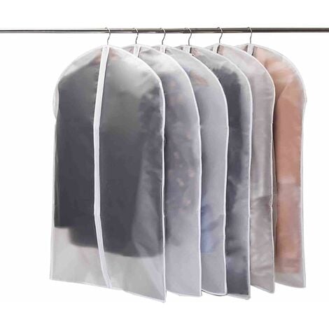 45*70cm Housse de Vêtement à Suspendre Anti-poussière Manteau Robe