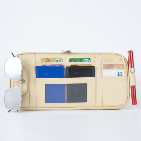 Blue Dream Organisateur de pare-soleil de voiture (beige), Tasche