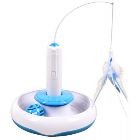 Blue Dream ouet interactif pour Chat Jouet intérieur avec Plume