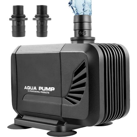 Blue Dream Pompe Eau Submersible 6W 500L/H Mini Pompe Silencieuse Pompe Aquarium 13mm Hauteur de Refoulement 0.8m Pompe à Eau Amphibie pour Étang Réservoir de Poissons Cordon de 1.5m