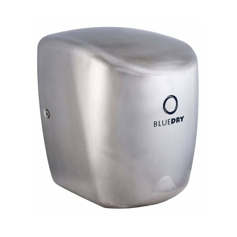 Mini Jet Brushed Stainless Hand Dryer HD-BD1015BS - Blue Dry