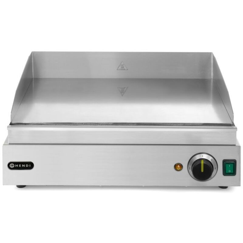 Hendi - Grillplatte, Profi Line, Glatte Ausführung, 230v/2400w, 550x455x(h)244mm