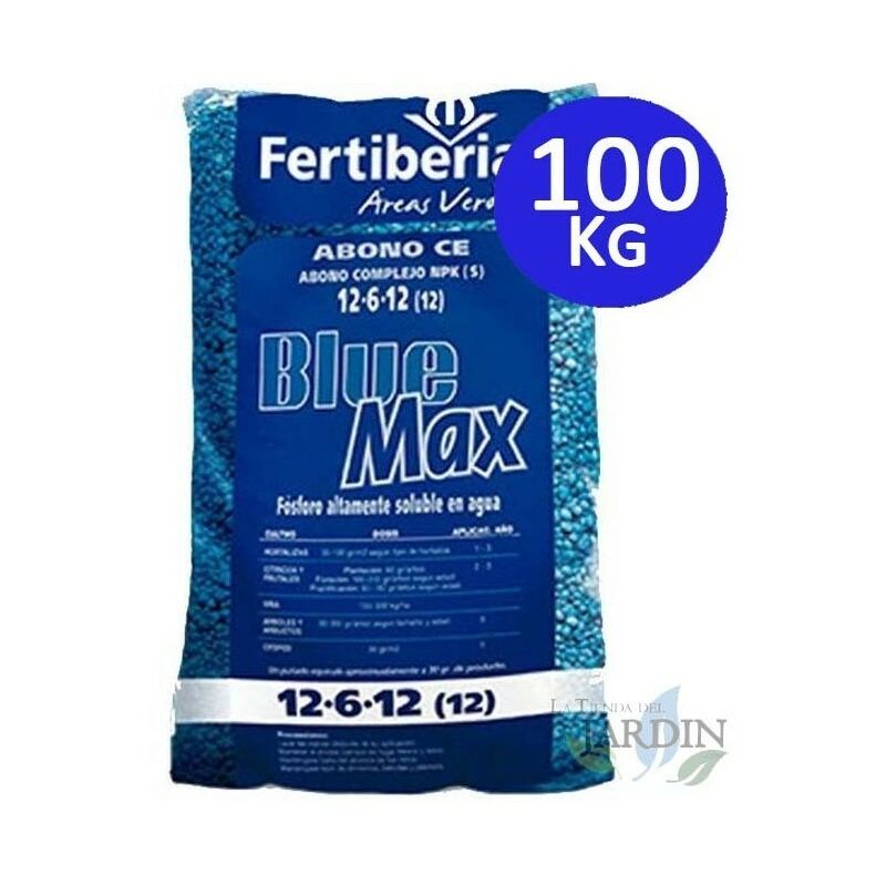 Suinga - Engrais complexe Blue Max 16-6-12, 100 Kg, recommandé pour ajouter des nutriments aux plantes