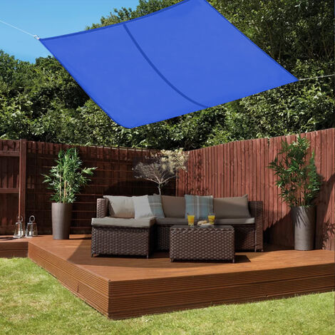 4x4/6/8M Sun Shade Sail Outdoor Garden Patio UV Proof Awning Canopy Waterproof 