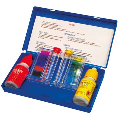 BLUE POINT COMPANY - Trousse analyse 2 flacons ph et chlore liquide
