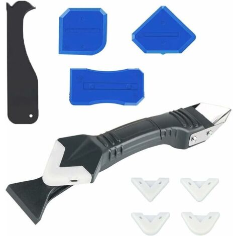 Blue Silicone Joint Tool, Smoothing Tool Set, 11-Piece Silicone Joint Tool Set, Silicone Remover, Silicone Scraper Set