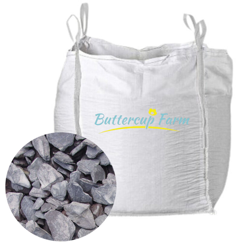 Blue Slate 40mm - Premium Aggregate Bulk Bag - 850 Kilos