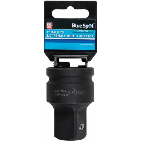 Blue Spot 02081 - Adattatore a impatto femmina 3/4" a maschio 1"