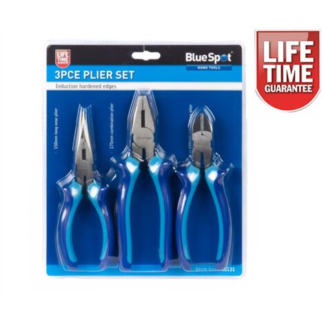 Blue Spot Tools 08131 3 Piece Plier Set