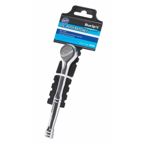 Blue Spot Tools 1/4" Quick Release Push Ratchet
