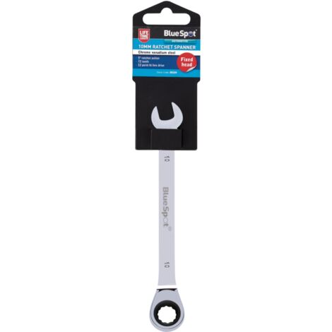 Blue Spot Tools 10MM Ratchet Spanner Fixed Head