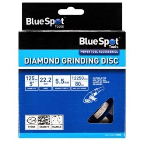 Blue Spot Tools 125mm (5") Diamond Grinding Disc