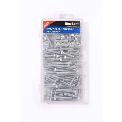 Blue Spot Tools 300 Piece Assorted Nut, Bolt and Washer Set