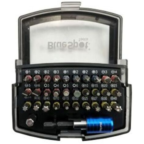 Blue Spot Tools 32 Piece Mixed Coloured Bit Set