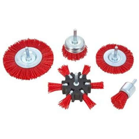 Blue Spot Tools 5 Piece Nylon Abrasive Brush Set
