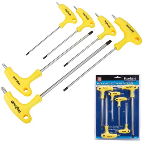 Blue Spot Tools 6 Piece T-Handle TORX Wrench Set