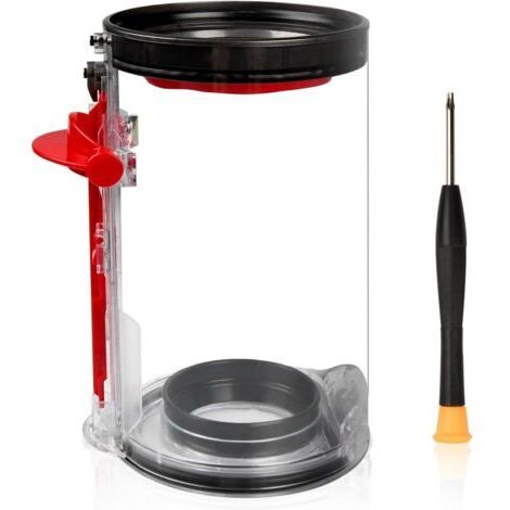 Bluedeer – Bac à poussière pour aspirateur Dyson SV12 V10 – Grande poubelle 19,8 cm – Connexion facile – Étanchéité optimale - 969509-01