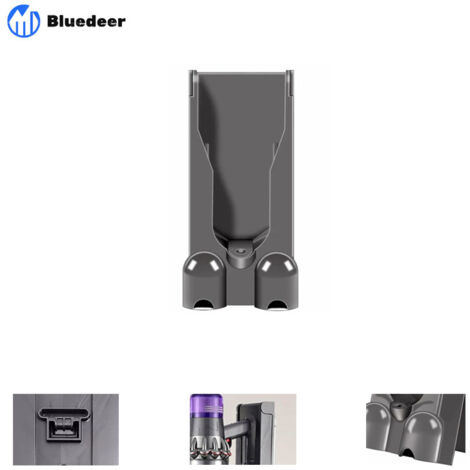 Bluedeer – Support de station de charge mural en plastique ABS – Compatible Dyson V11 et V15 – Installation facile avec vis incluses