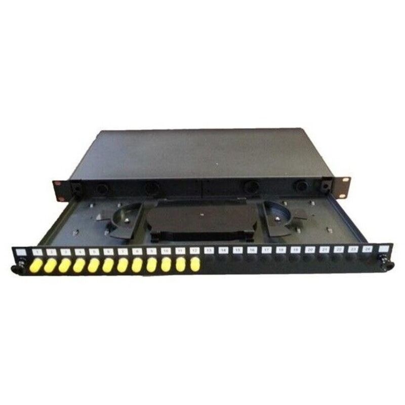 Bluelan ALLOPTTOSM12ST-1 Tiroir optique 24 ports ST équipé 12 traversées