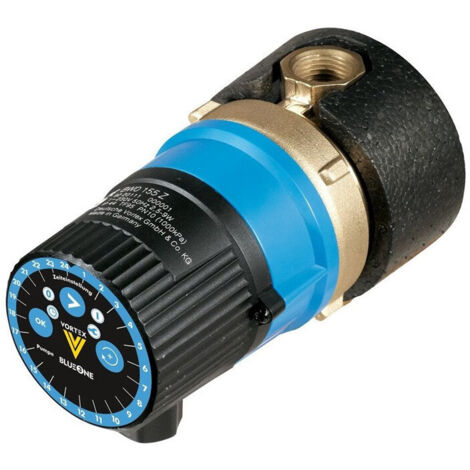 BLUEONE BWO 155 R Z circolatore sanitario con timer senza attacco a vite VORTEX