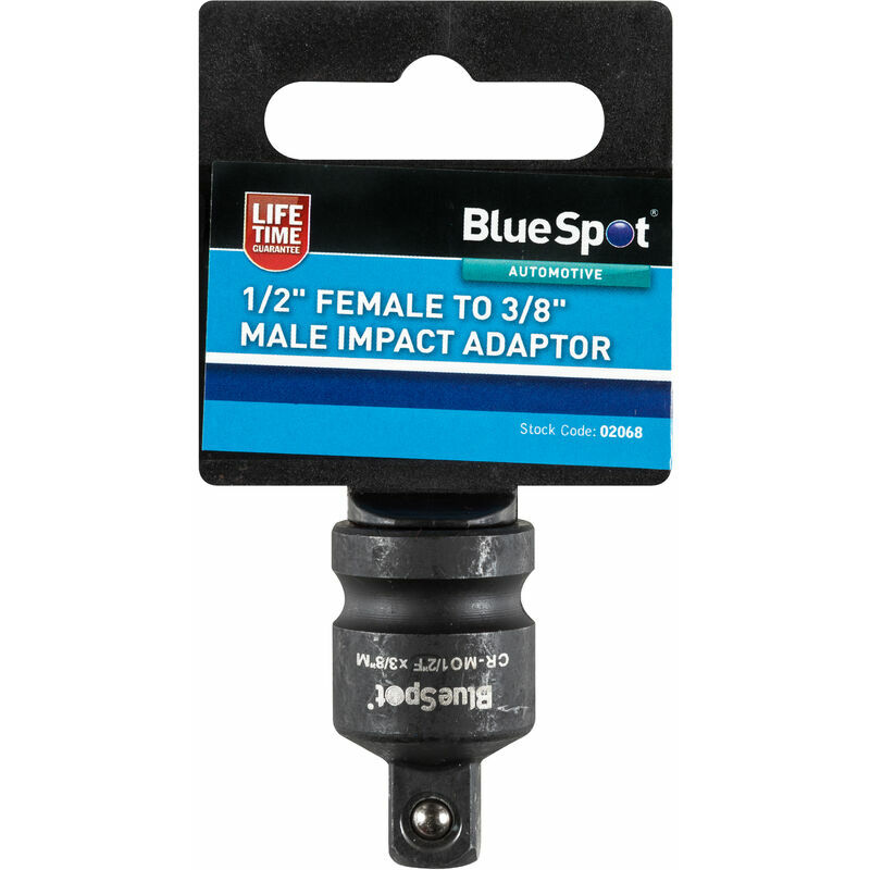 Bluespot - 02068 1/2' Female To 3/8' Male Impact Adaptor