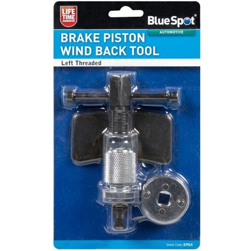 Blue Spot Tools Left Threaded Brake Piston Wind Back Tool