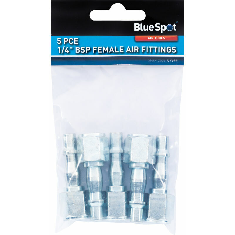 07944 5 Piece Female Air Fittings - Bluespot
