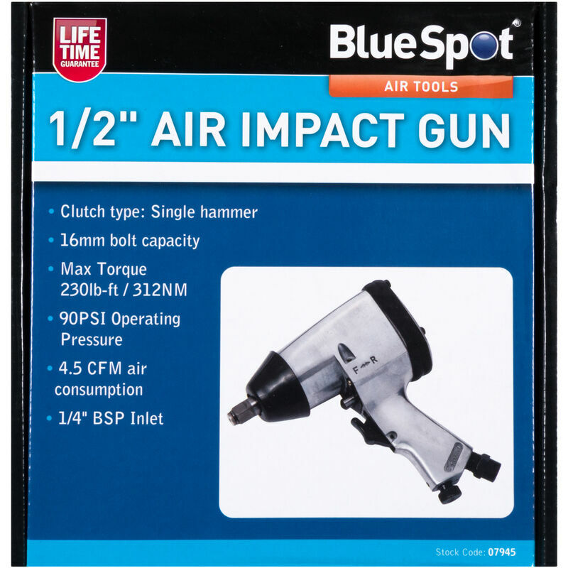 07945 1/2' Air Impact Gun - Bluespot