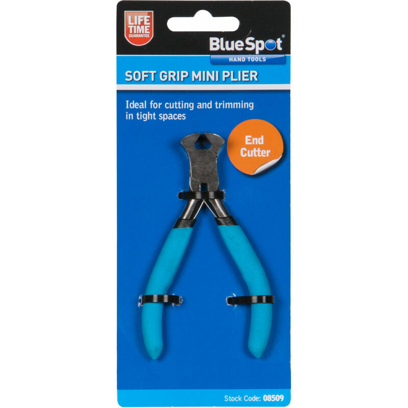 BlueSpot 08509 Soft Grip Mini End Cutter Plier