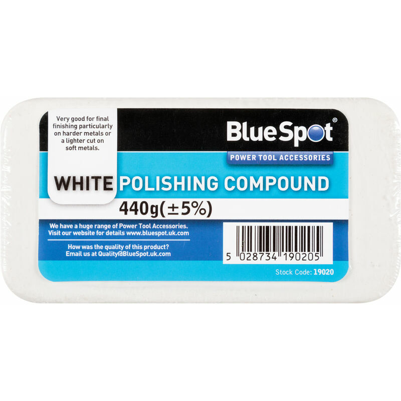 BlueSpot 19020 White Polishing Compound (500g)