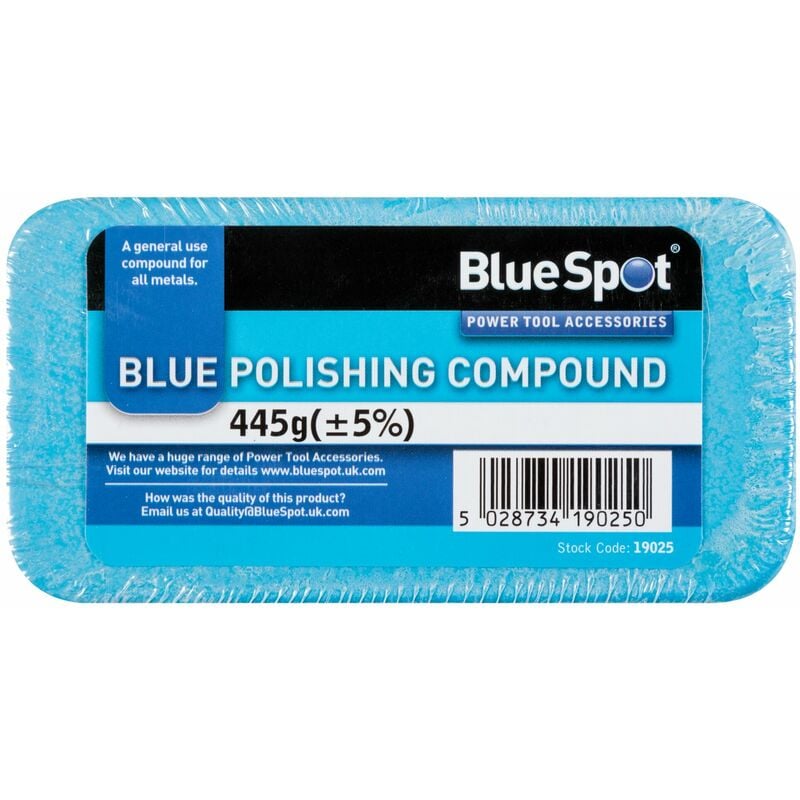 Blue Polishing Buffing Compound Bars For Aluminium Alloy Brass Metal - Bluespot